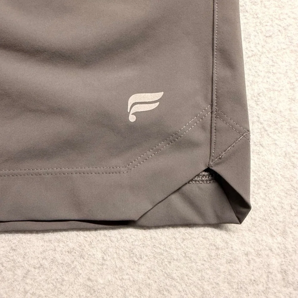 Fabletics The One Short Mens Charcoal Gray Athletic Gym Training Shorts Size M